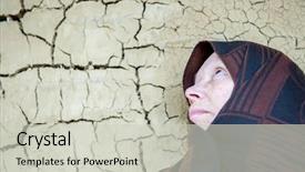  Presentation with indian woman bridal face - Audience pleasing presentation consisting of iranian woman hiding her face backdrop and a soft green colored foreground