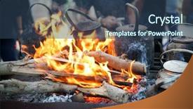  Presentation with tea coffee - Slides enhanced with iraq - street tea coffee pot background and a ocean colored foreground