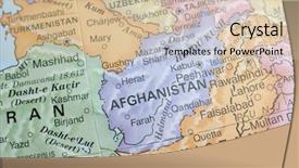  Presentation with afghanistan - PPT theme enhanced with iraq war - macro globe map detail 11 background and a lemonade colored foreground