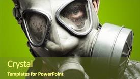  Presentation with iraq war - Presentation theme with iraq war - portrait of a young soldier background and a tawny brown colored foreground