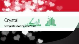  Presentation with iraq - Amazing slide deck having iraqi culture - iraq flag backdrop and a soft green colored foreground