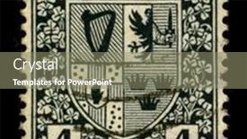  Presentation with stamp - Audience pleasing PPT layouts consisting of ireland-circa-1960-a-stamp backdrop and a violet colored foreground