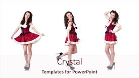  Presentation with festival dance - PPT theme with irish dance - german girl in traditional festival background and a sky blue colored foreground