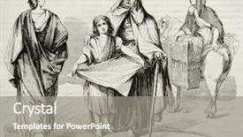  Presentation with old clothes - Amazing theme having irish people villagers and beggars backdrop and a  colored foreground