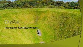  Presentation with west cork - Amazing theme having irish-sky-garden-crater-skibbereen backdrop and a gold colored foreground