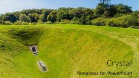  Presentation with west cork - Theme featuring irish-sky-garden-crater-skibbereen background and a gold colored foreground