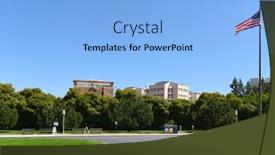  Presentation with social sciences - Slide set featuring irivne-california-21-april-2020 background and a light blue colored foreground