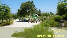  Presentation with play area - Presentation theme featuring irivne-california-july-11-2019 background and a tawny brown colored foreground