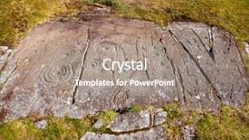  Presentation with stone age - Amazing presentation theme having iron age at cairnbaan prehistoric backdrop and a gray colored foreground