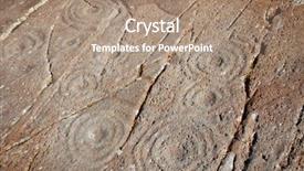  Presentation with stone age - Audience pleasing presentation theme consisting of iron age at cairnbaan prehistoric backdrop and a coral colored foreground