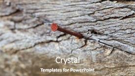  Presentation with nail - Audience pleasing presentation theme consisting of iron nails - close-up of a rusty nail backdrop and a  colored foreground