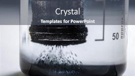  Presentation with clean water - Presentation theme with iron-nanoparticles-in-a-lab background and a dark gray colored foreground