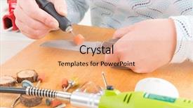  Presentation with speed - PPT layouts consisting of iron sharpen iron - using a high speed rotary background and a coral colored foreground