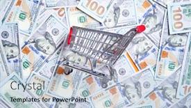  Presentation with supermarket trolley - Beautiful theme featuring iron-small-trolley-from-supermarket backdrop and a lemonade colored foreground
