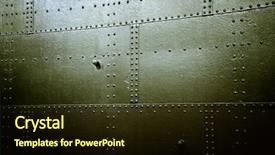  Presentation with steel - Beautiful theme featuring iron steel - old metal background backdrop and a wine colored foreground