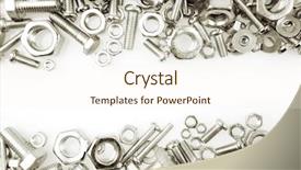  Presentation with nuts - Presentation theme featuring row of painted orange eye background and a dark gray colored foreground