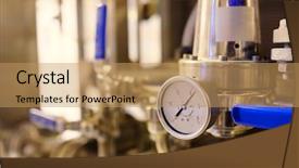  Presentation with brewery - Cool new theme with iron steel industry - modern brewery backdrop and a coral colored foreground