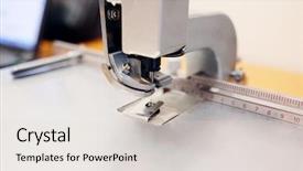  Presentation with professional - Beautiful slides featuring iron steel industry - professional printing stapler backdrop and a  colored foreground