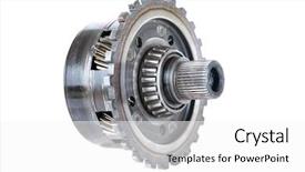  Presentation with chains - Presentation design having iron these are important part background and a white colored foreground