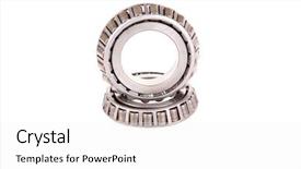  Presentation with chains - Presentation featuring iron these are important part background and a white colored foreground