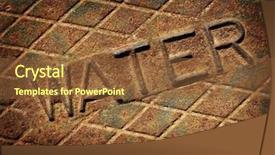  Presentation with water utility - Amazing presentation having iron water utility cover backdrop and a tawny brown colored foreground