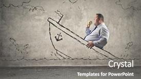  Presentation with boat - Beautiful PPT layouts featuring ironic - chubby man eating backdrop and a gray colored foreground