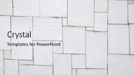  Presentation with tiles - Amazing PPT layouts having irregularity - irregular white tiles backdrop and a white colored foreground
