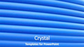  Presentation with pipe - Beautiful presentation featuring irrigation canal - blue plastic pipe backdrop and a cobalt blue colored foreground