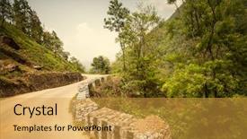  Presentation with irrigation - Theme having irrigation india - beautiful asian landscape bright colors background and a gold colored foreground