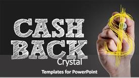  Presentation with cash - Beautiful PPT layouts featuring irs - hand writing the text cash backdrop and a dark gray colored foreground