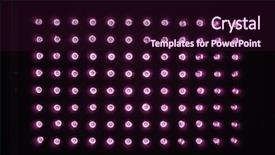  Presentation with led light - Presentation having irs - ir infrared led lights background and a wine colored foreground