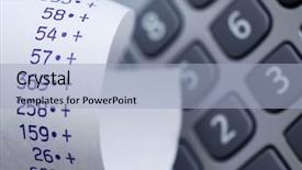  Presentation with irs - Amazing slides having irs - reciept and calculator backdrop and a light blue colored foreground