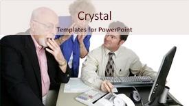  Presentation with senior couple - Slide set having irs audit - senior couple shocked by something background and a lemonade colored foreground