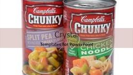  Presentation with campbell soup - PPT theme enhanced with irvine-ca-december-12-2014 background and a coral colored foreground