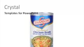  Presentation with campbell soup - Slide set enhanced with irvine-ca-january-05-2014 background and a white colored foreground