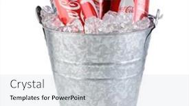  Presentation with coca cola - Slide set with irvine-ca-january-09-2014 background and a light gray colored foreground