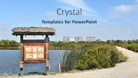  Presentation with kiosk - Audience pleasing PPT theme consisting of irvine-ca-july-9-2016 backdrop and a light blue colored foreground