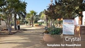  Presentation with sustainable urban - PPT theme featuring irvine-ca-october-14-2016 background and a violet colored foreground