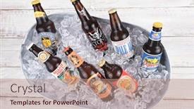  Presentation with beverage - Amazing slide deck having irvine-california-august-31-2016 backdrop and a coral colored foreground