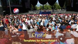  Presentation with bernie sanders - Colorful slides enhanced with irvine-california-may-22-fans backdrop and a tawny brown colored foreground