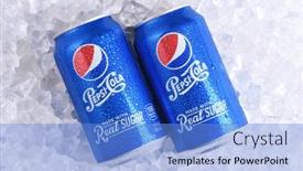  Presentation with soft drink - Slides having irvine-california-may-23-2018 background and a light blue colored foreground