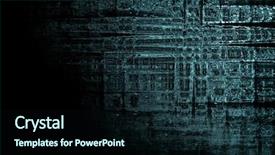  Presentation with dark green abstract - Theme featuring is a dark green abstract background and a wine colored foreground