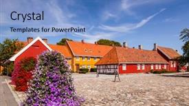  Presentation with torn paper collection of old - Presentation with is a popular travel destination background and a light blue colored foreground