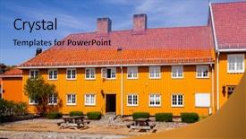  Presentation with naval map history old - Presentation theme featuring is a popular travel destination background and a teal colored foreground