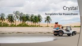  Presentation with hidden - PPT layouts having is a virgin beach hidden background and a light gray colored foreground