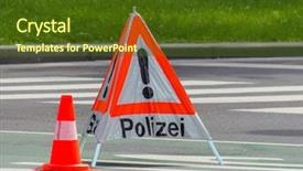  Presentation with blocked - Colorful PPT theme enhanced with is blocked in a police backdrop and a tawny brown colored foreground