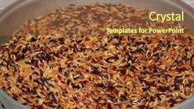  Presentation with rice - Colorful PPT theme enhanced with is cooked in a cauldron backdrop and a  colored foreground