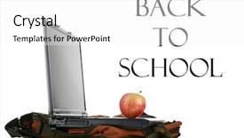  Presentation with school apple - Beautiful PPT layouts featuring is easily removed and replace backdrop and a white colored foreground