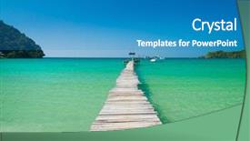  Presentation with maximized living - Beautiful presentation theme featuring is easy jetty to eternity backdrop and a teal colored foreground