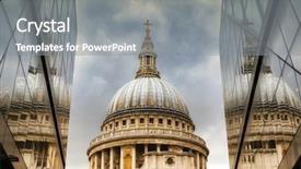  Presentation with paul - Amazing slides having is framed by the glass backdrop and a gray colored foreground